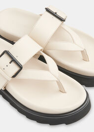 Sutton Toe Post Buckle Sandal